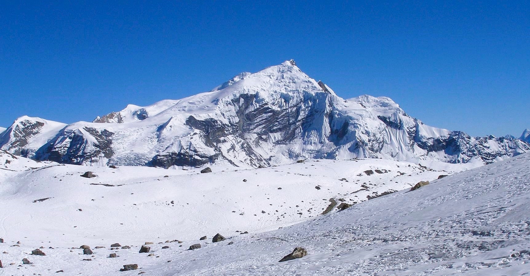 Chulu West Peak climbing